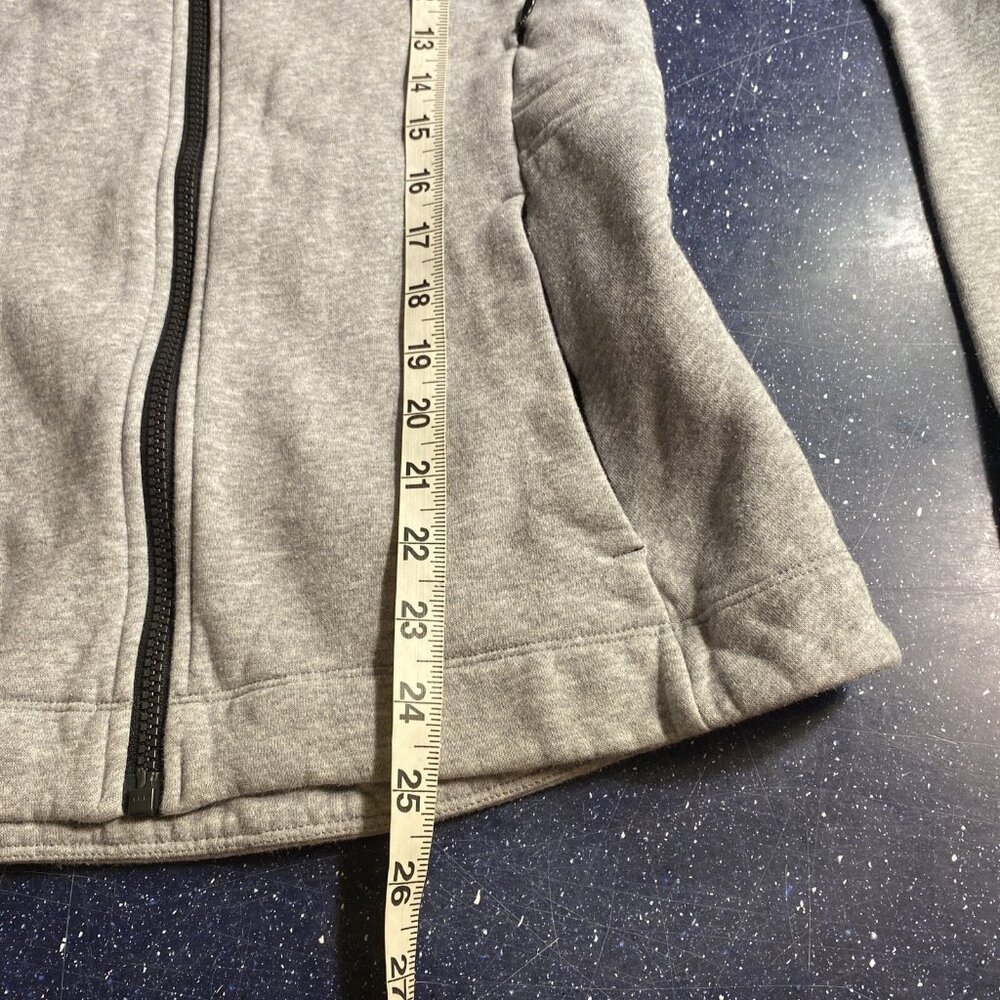 Lululemon Sz 6 Gray Full Zip High Mock Collar Chest Vents Yoga Fitness Jacket - Picture 10 of 10